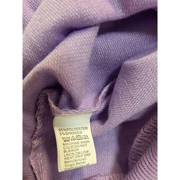 Girls K-Pop Demon Hunters Anime Graphic Sweatshirt Lavender 11-12Y Youth L - Picture 5 of 5